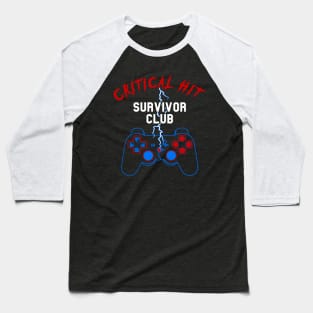 Critical Hit Survivor Club Baseball T-Shirt